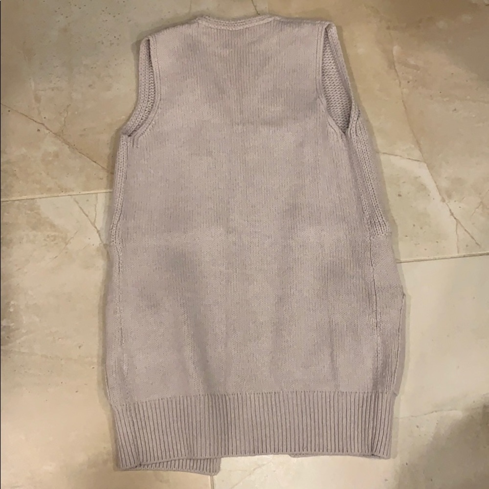 Gray Wool Vest - Picture 2 of 3